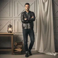 کاپشن و کفش مردانه ترند جدید