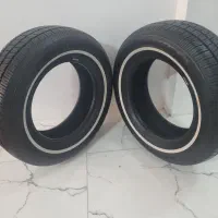 لاستیک نو دور سفید مشکی.|قطعات یدکی و لوازم جانبی|مشهد, بهمن|دیوار