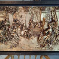 نقاشی رنگ روغن و تابلورزین