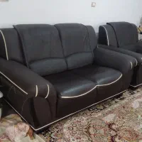 مبل ۷ نفر طرح چرم