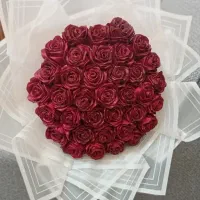 دسته گل و باکس رز