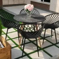 میز و صندلی توری پایه چوبی و پایه فلزی، نقد اقساط