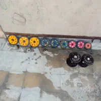 میز پرس سینه به همراه وزنه|تجهیزات ورزشی|نسیم‌شهر, |دیوار