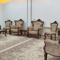 مبل سلطنتی ۹ نفره|مبلمان خانگی و میز عسلی|جوانرود, |دیوار