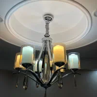 لوستر ۶ شاخه پذیرایی به همراه ۳ شاخه