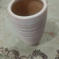 دوعدد گلدان یکی سفال و شیشه ای هردوبا هم 200