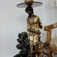 مجسمه دکوری بسیار زیبا پلی استر ورق طلا