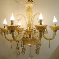 لوستر لب چین کریستالی|لوستر و چراغ آویز|تهران, اتابک|دیوار