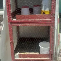 فروش ۲ قفس دوطبقه وسه طبقه ۶تومن باتخفیف جزیی