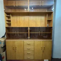 کتابخانه تمام چوب|کتابخانه، شلف، قفسه‌های دیواری|شیراز, بعثت|دیوار