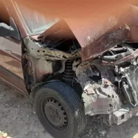پراید مدل ۸۸ تصادفی