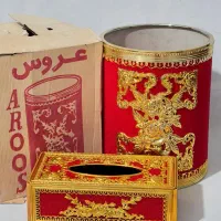 سطل زباله و جا دسمالی