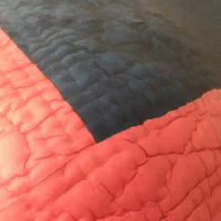 لحاف ۲ نفره پنبه ای(مناسب روی تخت)مخمل و ساتن