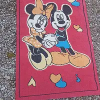 دو عدد قالیچه ماشینی ۱x۱/۵