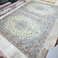 فرش دستبافت  جفت۹متری  کرک و ابریشم|فرش|تهران, ونک|دیوار