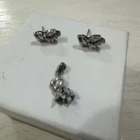 انگشتر و نیم ست نقره و النگو سواچ|جواهرات|کرج, شهرک جهاننما|دیوار