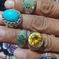 انگشتر با تسبیح با مهری شجر  همه با هم 20 تومن