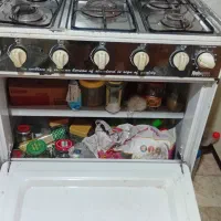 اجاق گاز ۵ شعله طرح فر مدل  بهاران با کیفیت عالی