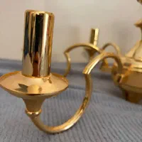 لوستر برنزی آب طلا