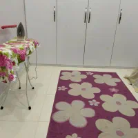 فرش رادین درجه یک سایز 2*1.25نقش بهار بنفش