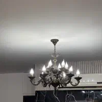 لوستر برنجی دوازده شاخه