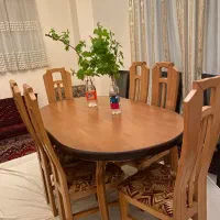 میز ناهارخوری ۶ نفره چوبی