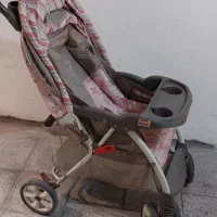 کالسکه در حد نو  همراه کریر با قابلیت صندلی ماشین|کالسکه و لوازم جانبی|تهران, تهرانپارس شرقی|دیوار
