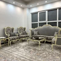 مبل ۷ نفره + کنسول و آینه شیک|مبلمان خانگی و میز عسلی|قم, عمار یاسر|دیوار