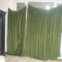 پرده نو وآماده نصب عرض دو ویک متر طول دونیم|پرده، رانر، رومیزی|نسیم‌شهر, |دیوار