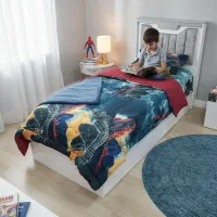 تخت ۱ نفره وکیوم، لمسه، روتختی|تخت و سرویس خواب|بندر دیر, |دیوار