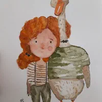 اموزش نقاشی کودک ،سیاه قلم