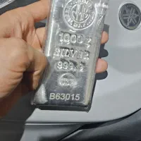 شمش نقره نادیر ندیر یک کیلویی ۹۹۹.۹ سرتیفیکیت