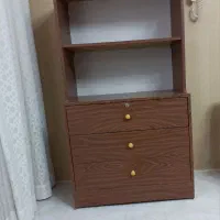 جا کتابی و میز و آینه|کتابخانه، شلف، قفسه‌های دیواری|اراک, |دیوار