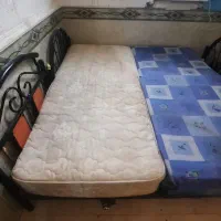 تخت فرفورژه یکنفره|تخت و سرویس خواب|چابهار, |دیوار