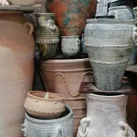 کوزه خمره گلدان سفالی بزرگ دهنه باز کد55|صنایع دستی و سایر لوازم تزئینی|تهران, گلستان (شهرک راه آهن)|دیوار