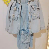 کت شلوار جین دخترانه تا 10سال سالم ونو