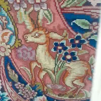 فرش نیمه کاره طرح سالاری خالچه پرده سالاری|فرش|تبریز, |دیوار