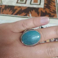 انگشتر قدیمی سنگ سوره توحید