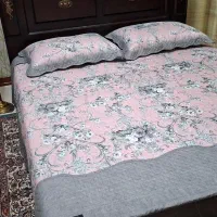 تخت خواب دونفره همراه با تشک|تخت و سرویس خواب|اراک, |دیوار