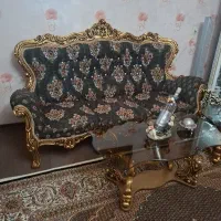 مبل کلاسیک ۹ نفره  چوب اصل در حد نو