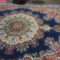 فرش 12متری با رنگ سرمه ای