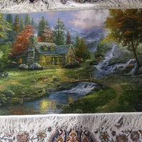 تابلو فرش دستبافت تبریز|تابلو فرش|تهران, علم و صنعت|دیوار