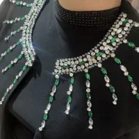 کت و دامن جواهر دوزی