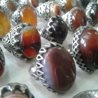 انواع انگشتر طرح نقره