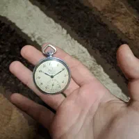 ساعت جیبی قدیمی و اتوماتیک شوروی