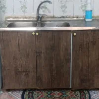 کابینت با سینگ وهود|آب‌چکان و نظم‌دهنده ظروف|الیگودرز, |دیوار