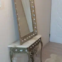 آینه و شمعدان عروس برنزی شیک و با کلاس