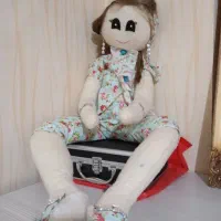 عروسک جای دستمال کاغذی