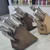 سرویس ساطور پایه چوبی ریور