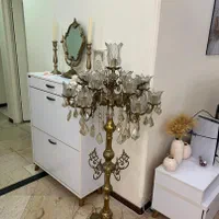کنار سالنی تمام برنز ۱۳ شاخه|لوستر و چراغ آویز|تهران, صادقیه|دیوار